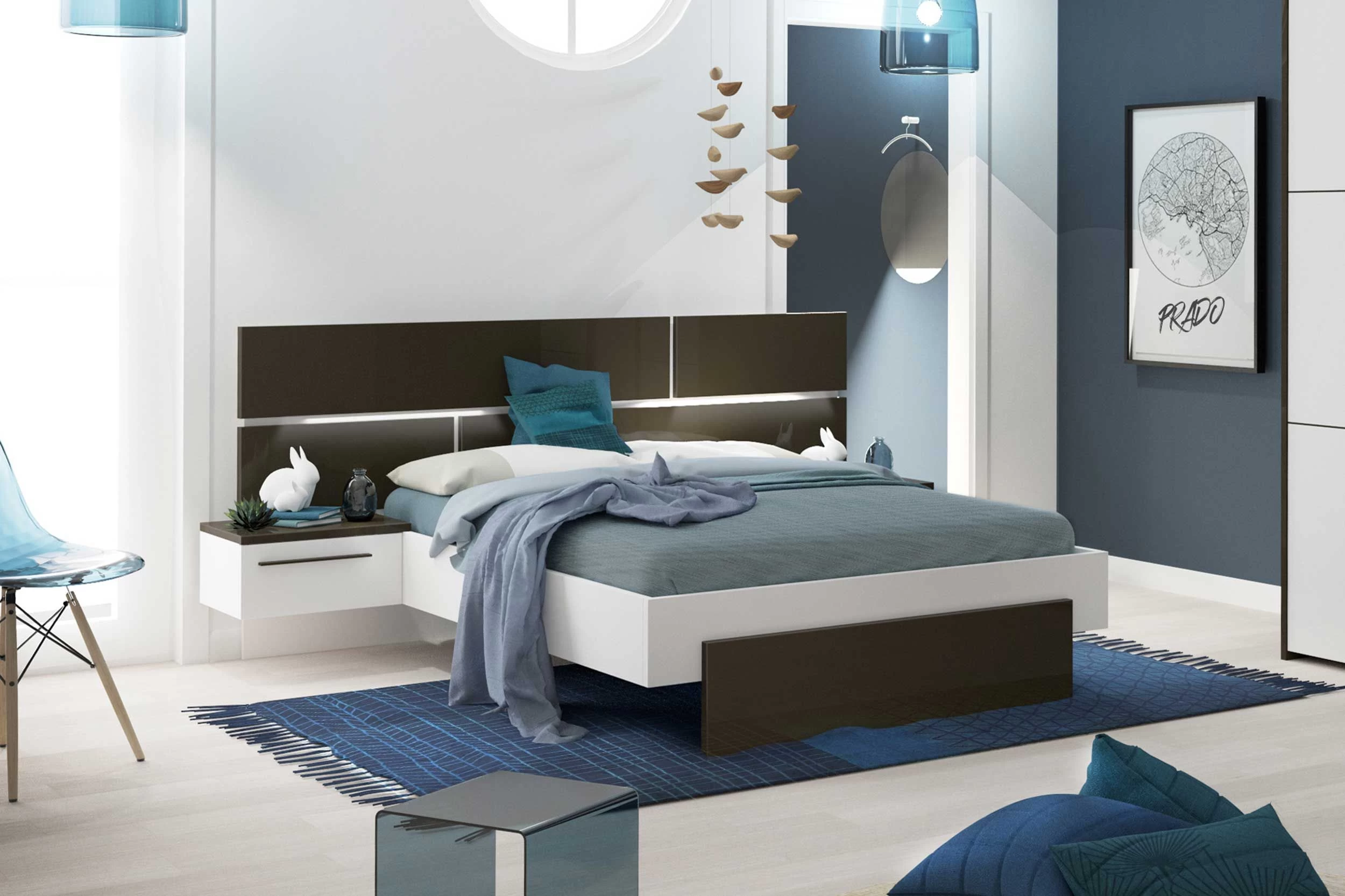 Tweepersoonsbed Paxton 140x190 - Donkergrijs 15 Tweepersoonsbed Paxton 140x190 - Donkergrijs - Afbeelding 13