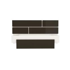 Tweepersoonsbed Paxton 140x190 - Donkergrijs 21 Tweepersoonsbed Paxton 140x190 - Donkergrijs -Collectie Slaapkamermeubels 3102000108438 F1 PRADO 3615 LIT 140 N18 18CC0314 71e5