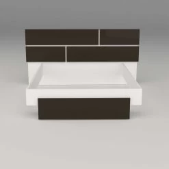 Tweepersoonsbed Paxton 140x190 - Donkergrijs 19 Tweepersoonsbed Paxton 140x190 - Donkergrijs -Collectie Slaapkamermeubels 3102000108438 F3 PRADO 3615 LIT 140 N18 18CC0314 4906