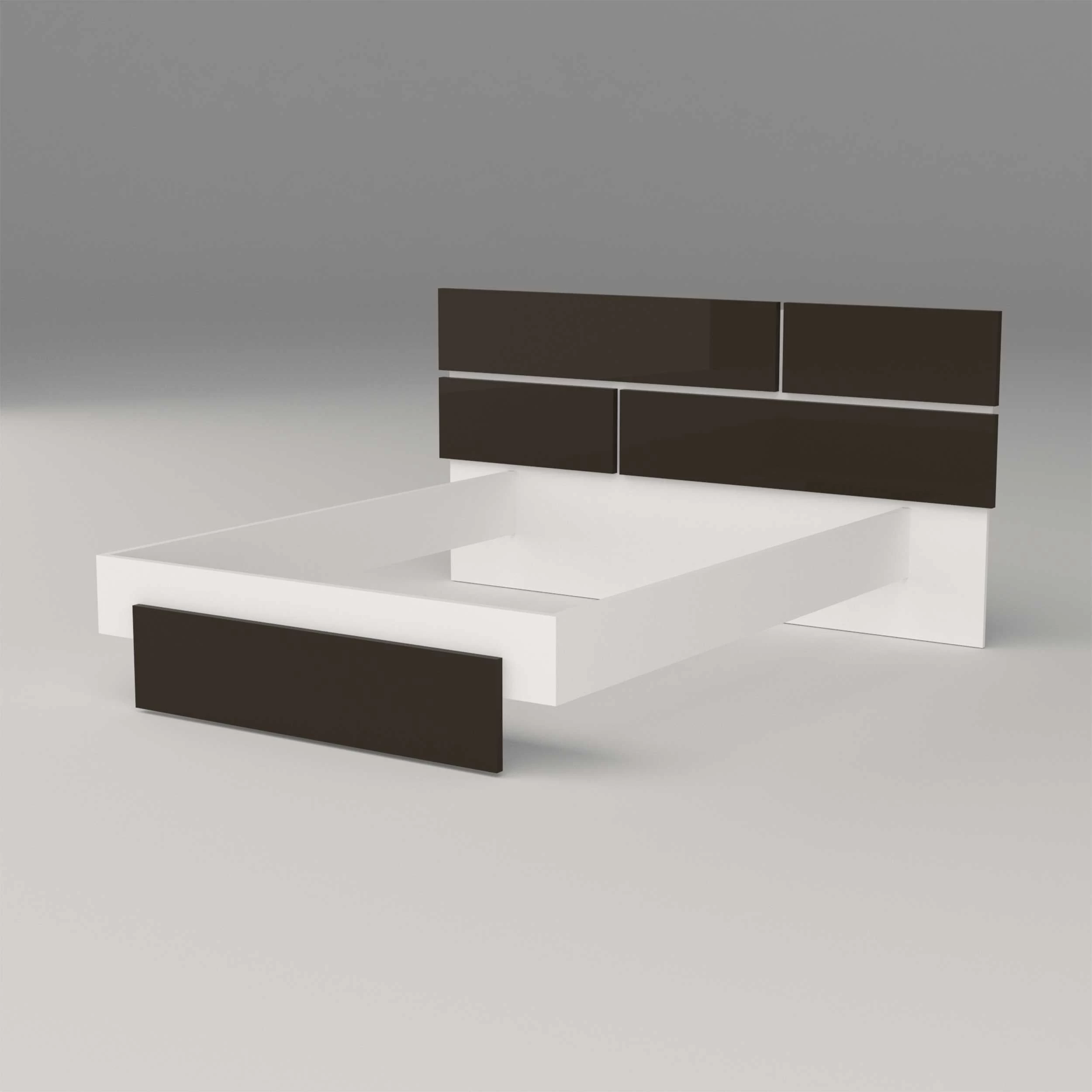 Tweepersoonsbed Paxton 140x190 - Donkergrijs 4 Tweepersoonsbed Paxton 140x190 - Donkergrijs - Afbeelding 2