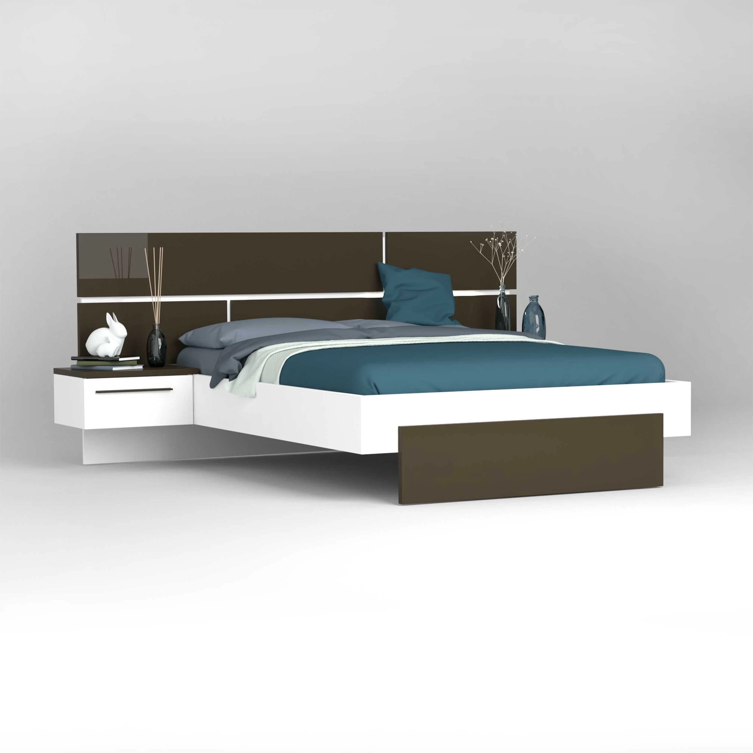 Tweepersoonsbed Paxton 140x190 - Donkergrijs 7 Tweepersoonsbed Paxton 140x190 - Donkergrijs - Afbeelding 5
