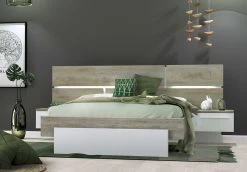 Tweepersoonsbed Paxton 160x190 - Grijze Eik -Collectie Slaapkamermeubels 3102000108582 AMB3 PRADO 4381 LIT160 N19 18CD0316 02f9