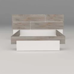 Tweepersoonsbed Paxton 160x190 - Grijze Eik -Collectie Slaapkamermeubels 3102000108582 F2 PRADO 4381 LIT160 N19 18CD0316 a076