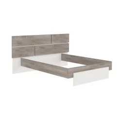 Tweepersoonsbed Paxton 160x190 - Grijze Eik -Collectie Slaapkamermeubels 3102000108582 Q1 PRADO 4381 LIT160 N19 18CD0316 2d8f