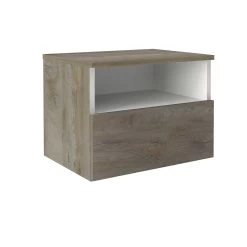 Nachtkastje Paxton 49cm 1 Lade - Grijze Eik -Collectie Slaapkamermeubels 3102000108636 Q PRADO 4381 CHEVET 1T N21 18CD1101 3837