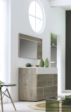 Commode Paxton 120cm 3 Lades - Grijze Eik -Collectie Slaapkamermeubels 3102000108643 AMB2 PRADO 4381 COMMODE 3T N22 18CD1403 49e7