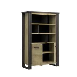 Boekenkast Becky 120cm 2 Deuren - Bruin -Collectie Slaapkamermeubels 3102000111957 D1 BAXTER 1117 BIBLIOTHEQUE 2PO N 02 21SB3420 fae2