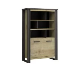 Boekenkast Becky 120cm 2 Deuren - Bruin -Collectie Slaapkamermeubels 3102000111957 Q1 BAXTER 1117 BIBLIOTHEQUE 2PO N 02 21SB3420 e1aa