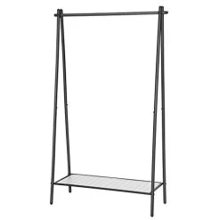 Songmics Matzwart Kledingrek Met Stalen Structuur En Ophangrail -Collectie Slaapkamermeubels 31DVZGUKWnL. SL500 a4ea