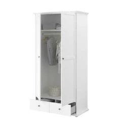 Kledingkast Morgane 104cm Met 2 Deuren - Wit -Collectie Slaapkamermeubels 3540 A2PT D STYLE 20190418012018 15ef