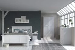 Kledingkast Morgane 104cm Met 2 Deuren - Wit -Collectie Slaapkamermeubels 3540 CH1T L140 CO4T A2PT b725