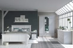 Nachtkastje Morgane Landelijk - Wit 17 Nachtkastje Morgane Landelijk - Wit -Collectie Slaapkamermeubels 3540 CH1T L140 CO8T A3PT 5927