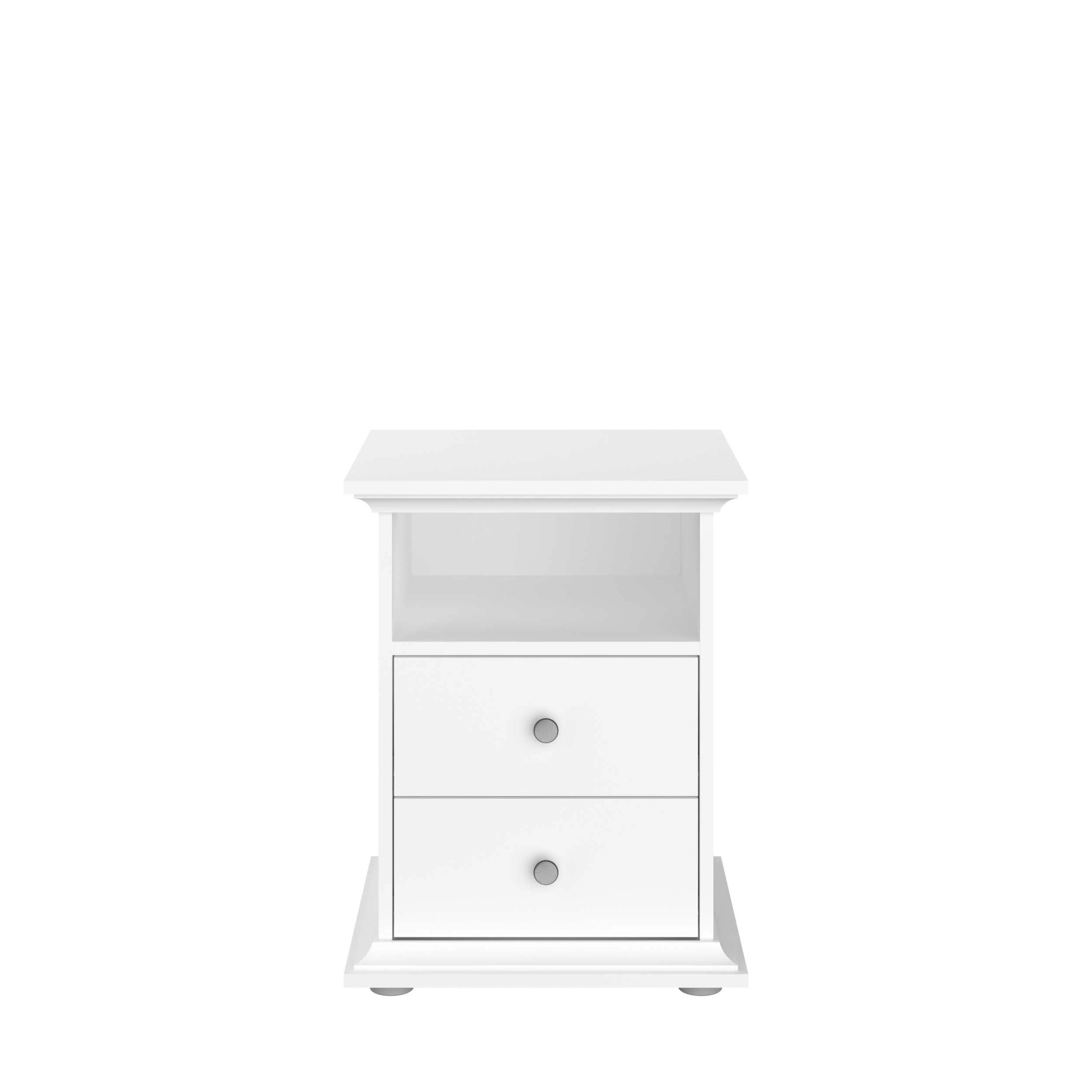 Nachtkastje Morgane Landelijk - Wit 13 Nachtkastje Morgane Landelijk - Wit - Afbeelding 11
