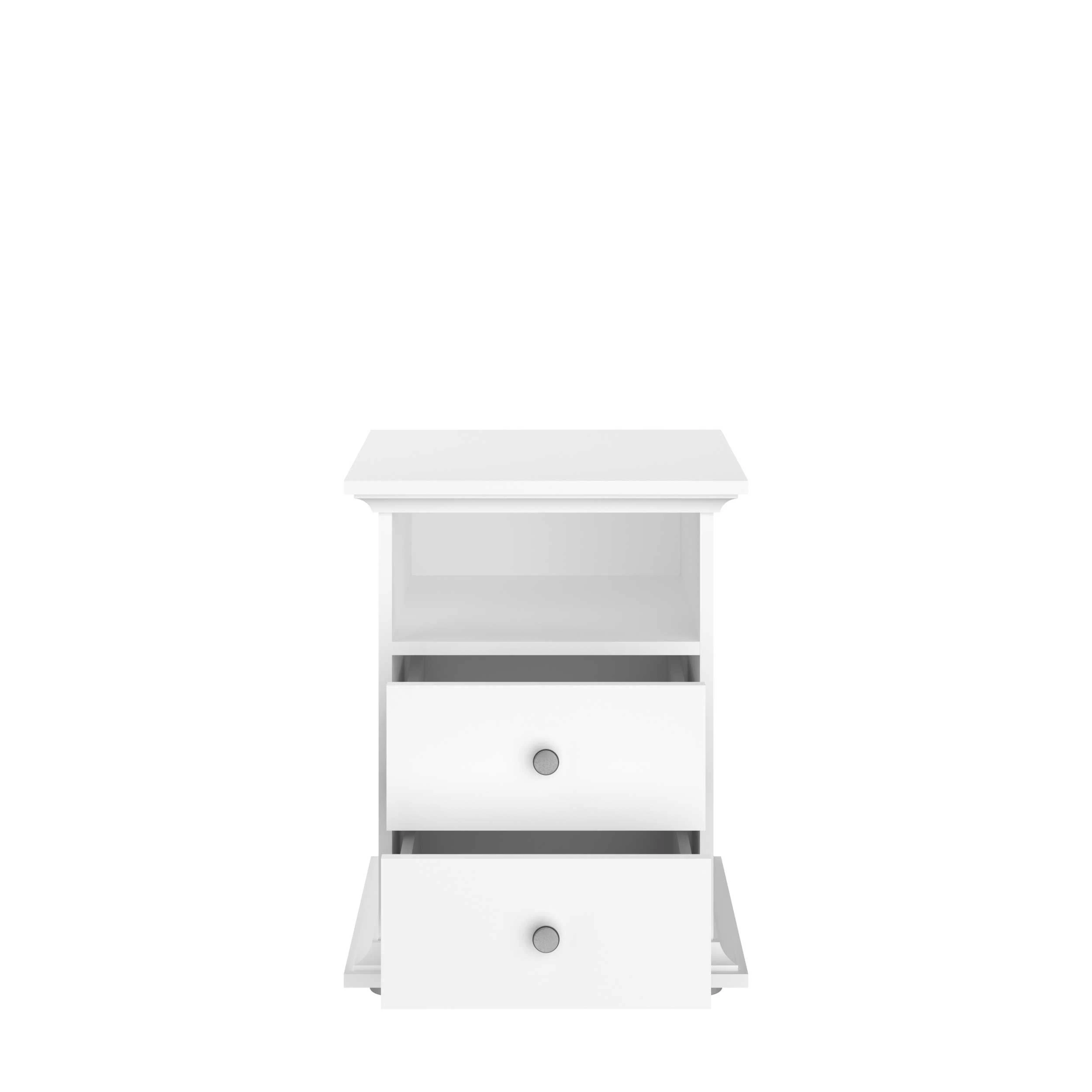 Nachtkastje Morgane Landelijk - Wit 8 Nachtkastje Morgane Landelijk - Wit - Afbeelding 6