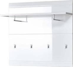 Kapstokpaneel Allan H90 - Wit -Collectie Slaapkamermeubels 3575 84 pe a cut bb5e