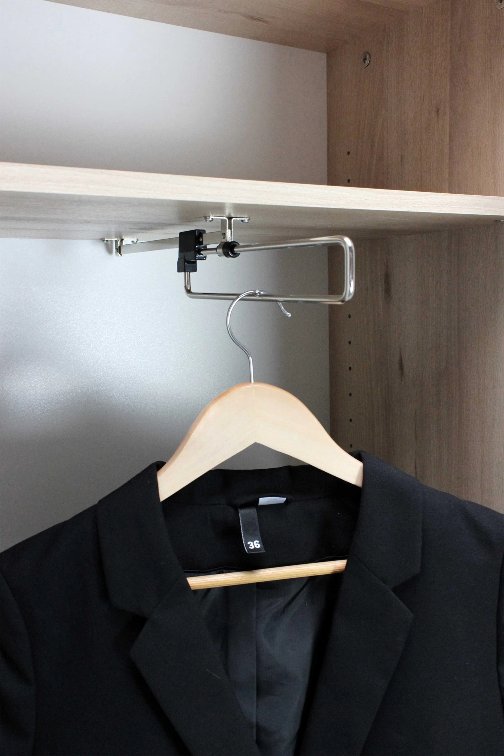 Garderobe Allan 59cm Met 2 Deuren - Wit 11 Garderobe Allan 59cm Met 2 Deuren - Wit - Afbeelding 9