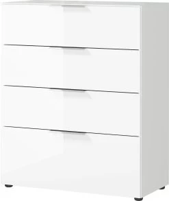Ladekast Dudek 83cm Met 4 Lades - Wit 10 Ladekast Dudek 83cm Met 4 Lades - Wit -Collectie Slaapkamermeubels 3695 84 pe a cut 631b