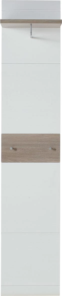 Kapstokpaneel Molde - Wit/eik 12 Kapstokpaneel Molde - Wit/eik -Collectie Slaapkamermeubels 3968 542 fr a cut 0fd7