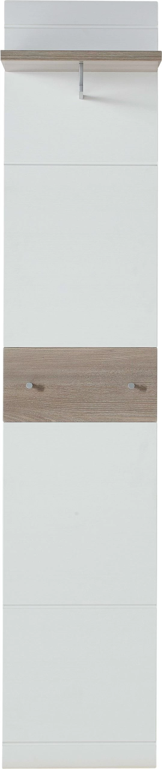 Kapstokpaneel Molde - Wit/eik 7 Kapstokpaneel Molde - Wit/eik - Afbeelding 5