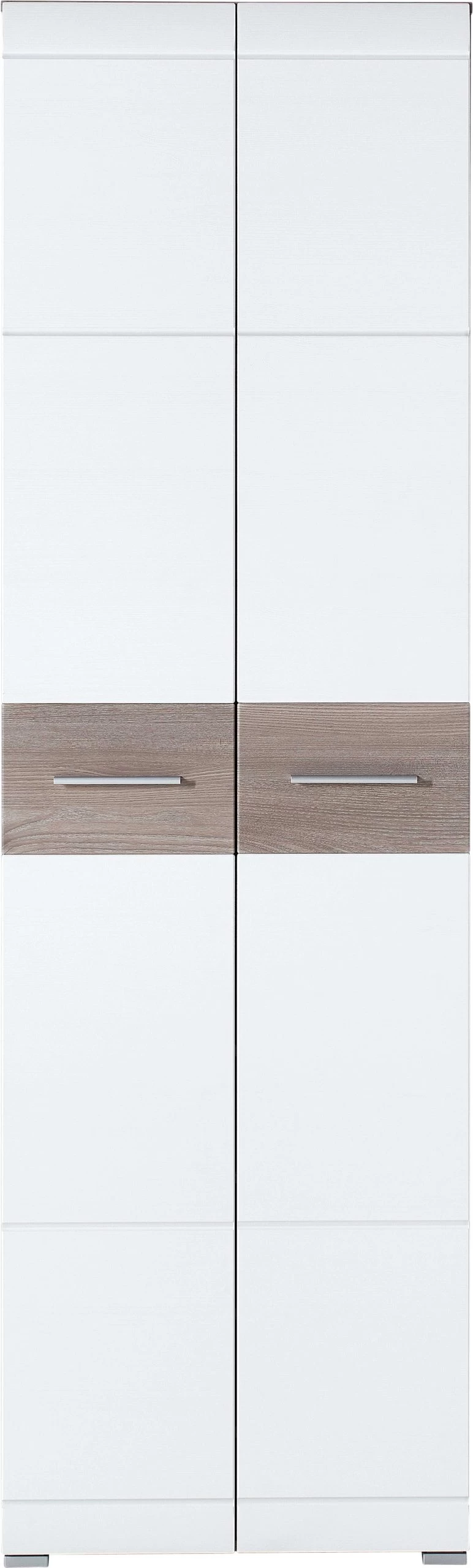 Garderobekast Molde 59 Cm Met 2 Deuren - Wit/eik 8 Garderobekast Molde 59 Cm Met 2 Deuren - Wit/eik - Afbeelding 6