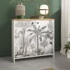 Commode Motaca 80cm, 2 Deuren - Wit/eik Decor -Collectie Slaapkamermeubels 3 DECOUVERTE CE20 ME27 57 1E27010 01 a41b