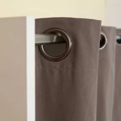 Kledingkast Spike 112/185cm Met Gordijn - Wit/taupe -Collectie Slaapkamermeubels 4021X2191R00 Tom 2 Columns white and taupe curtain 5 984e