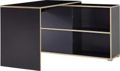 Hoekbureau Tyson 120x120 Cm - Antraciet/eik -Collectie Slaapkamermeubels 4036 161 pe dek c cut 6e1a