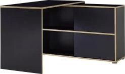 Hoekbureau Tyson 120x120 Cm - Antraciet/eik -Collectie Slaapkamermeubels 4036 161 pe dek d cut c273