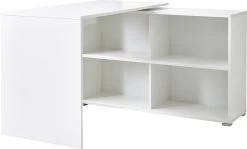Hoekbureau Tyson 120x120 Cm - Wit/eik -Collectie Slaapkamermeubels 4036 176 pe dek e cut 3daf