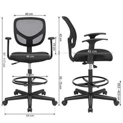 Songmics Ergonomische Bureaustoel Met Armleuningen, Hoogte 55-75 Cm, Capaciteit 120 Kg 11 Songmics Ergonomische Bureaustoel Met Armleuningen, Hoogte 55-75 Cm, Capaciteit 120 Kg -Collectie Slaapkamermeubels 41jJM3qqqJL. SL500 1c7c