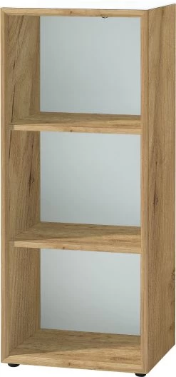 Lage Boekenkast Mouna 50cm - Eik/wit -Collectie Slaapkamermeubels 4203 242 pe a cut a98e