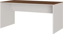 Bureau Anaelle 158cm - Wit/walnoot 10 Bureau Anaelle 158cm - Wit/walnoot -Collectie Slaapkamermeubels 4225 573 pe a cut 01c8