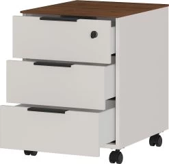 Ladeblok Anaelle - Wit/walnoot -Collectie Slaapkamermeubels 4228 573 pe open a cut 4d54