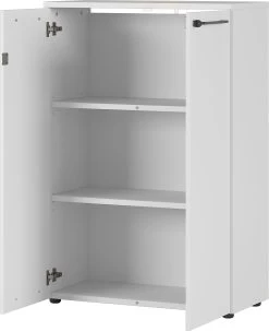 Lage Archiefkast Osmond 80cm Met 2 Deuren - Lichtgrijs 12 Lage Archiefkast Osmond 80cm Met 2 Deuren - Lichtgrijs -Collectie Slaapkamermeubels 4232 69 pe open a cut 5289