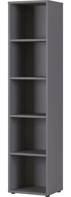 Boekenkast Osmond 45cm - Grafiet -Collectie Slaapkamermeubels 4234 547 pe a cut 4c6a