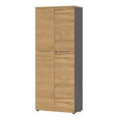 Archiefkast Osmond 80cm Met 2 Deuren - Eik/grafiet