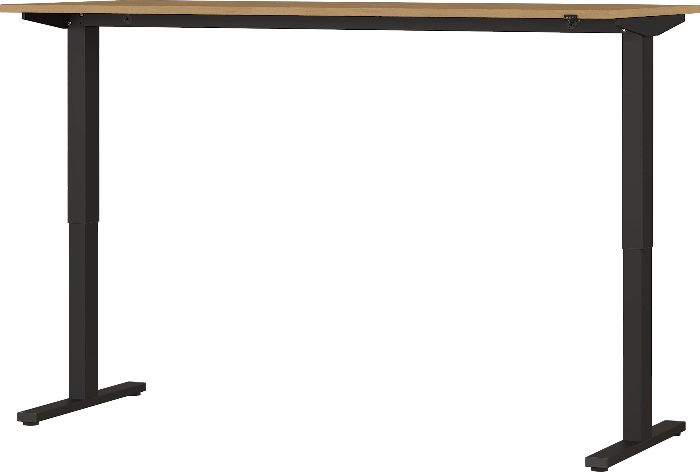 Zit-sta Bureau Osmond 180cm Elektrisch Verstelbaar - Eik/zwart 8 Zit-sta Bureau Osmond 180cm Elektrisch Verstelbaar - Eik/zwart - Afbeelding 6