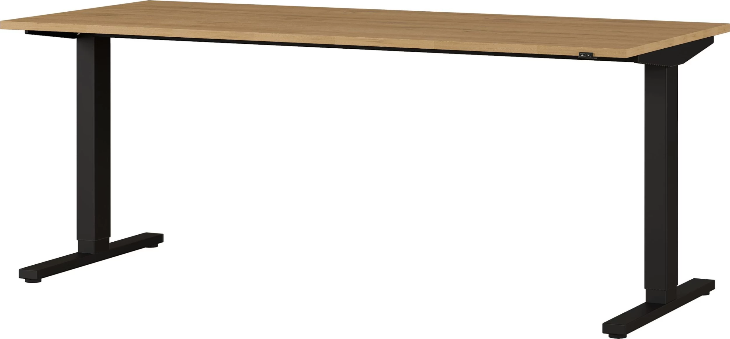 Zit-sta Bureau Osmond 180cm Elektrisch Verstelbaar - Eik/zwart 9 Zit-sta Bureau Osmond 180cm Elektrisch Verstelbaar - Eik/zwart - Afbeelding 7