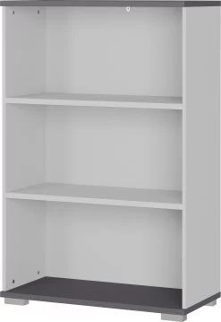Lage Boekenkast Presley 80cm - Lichtgrijs -Collectie Slaapkamermeubels 4246 588 pe a cut 7bde