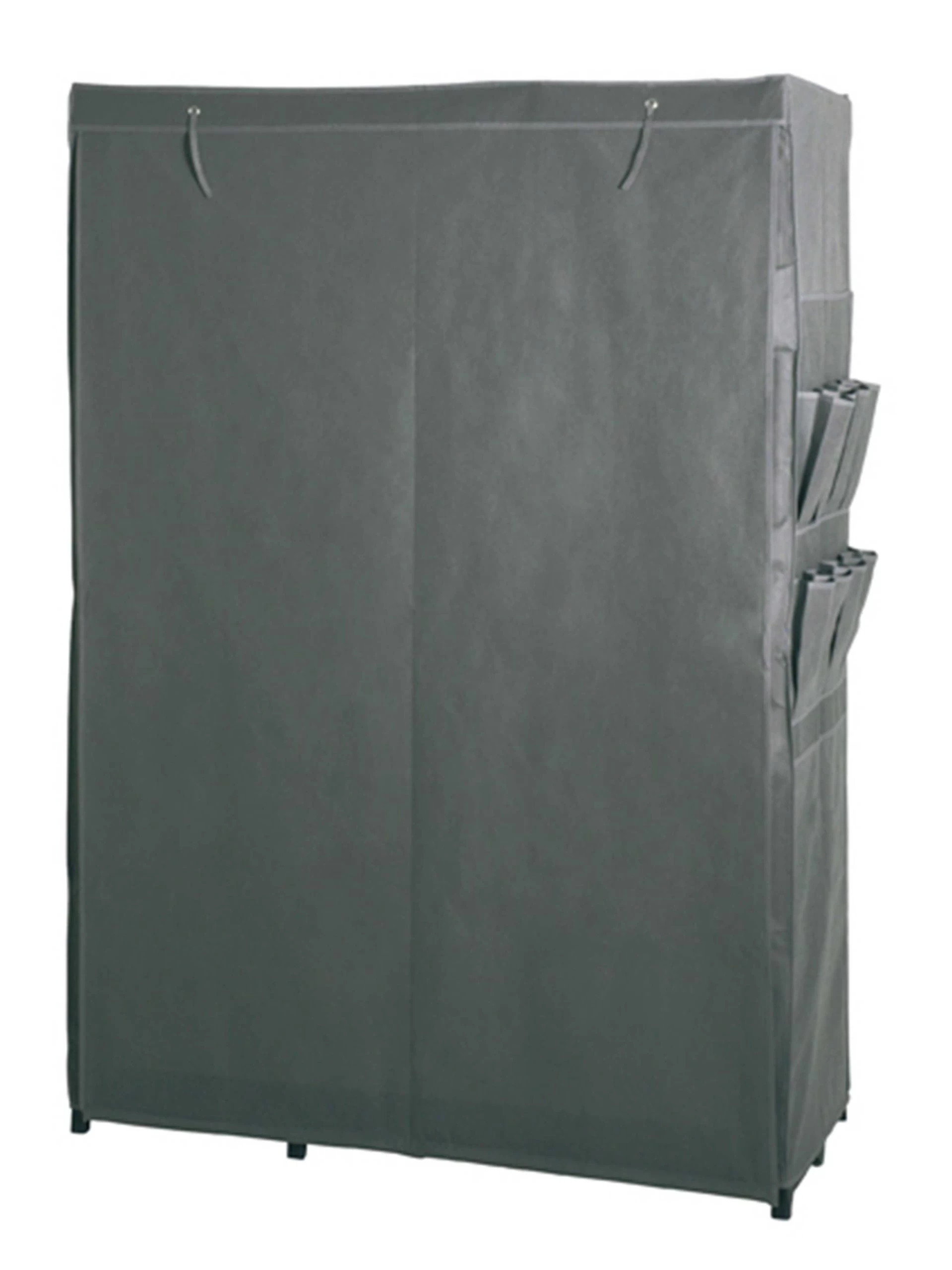 Kledingrek Met Hoes Brina 116cm - Donkergrijs 5 Kledingrek Met Hoes Brina 116cm - Donkergrijs - Afbeelding 3