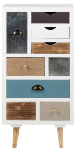 Commode Tiara 48cm, 9 Lades - Wit/multicolor 20 Commode Tiara 48cm, 9 Lades - Wit/multicolor -Collectie Slaapkamermeubels 48E93FFF 35FC 4AFE 860E 4DD93B05BDF0 6af8