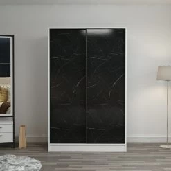 Woody Kledingkast | 18mm Melamine Gecoat | Steen Wit