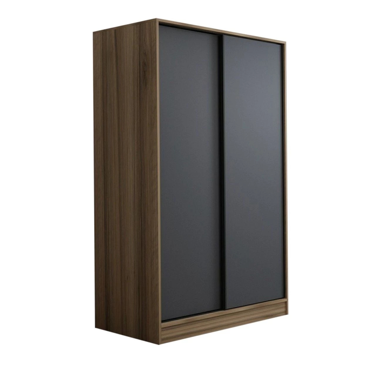 Stijlvolle Woody Kledingkast - Antraciet Eik". 5 Stijlvolle Woody Kledingkast - Antraciet Eik". - Afbeelding 3