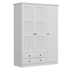 Stijlvolle Houten Kledingkast | 210x135x52 | 100% Melamineplaat -Collectie Slaapkamermeubels 506MNR2406 20 203 43cd