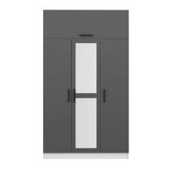 Woody Garderobekast | Antraciet Wit 14 Woody Garderobekast | Antraciet Wit -Collectie Slaapkamermeubels 506MNR2412 20 205 17c5