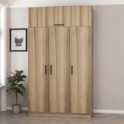 Woody Kledingkast - 100% Melamine Gecoat | Dore -Collectie Slaapkamermeubels 506MNR2422 20 203 dfe0