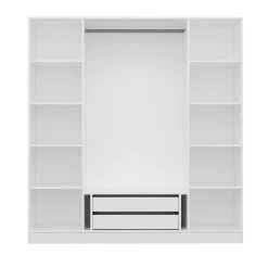 Woody Kledingkast | 100% Melamine Coating | Wit | 180x210x52cm 15 Woody Kledingkast | 100% Melamine Coating | Wit | 180x210x52cm -Collectie Slaapkamermeubels 506MNR2455 20 204 939c