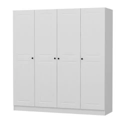 Woody Kledingkast | 100% Melamine Coating | Wit | 180x210x52cm 13 Woody Kledingkast | 100% Melamine Coating | Wit | 180x210x52cm -Collectie Slaapkamermeubels 506MNR2455 20 207 bec4