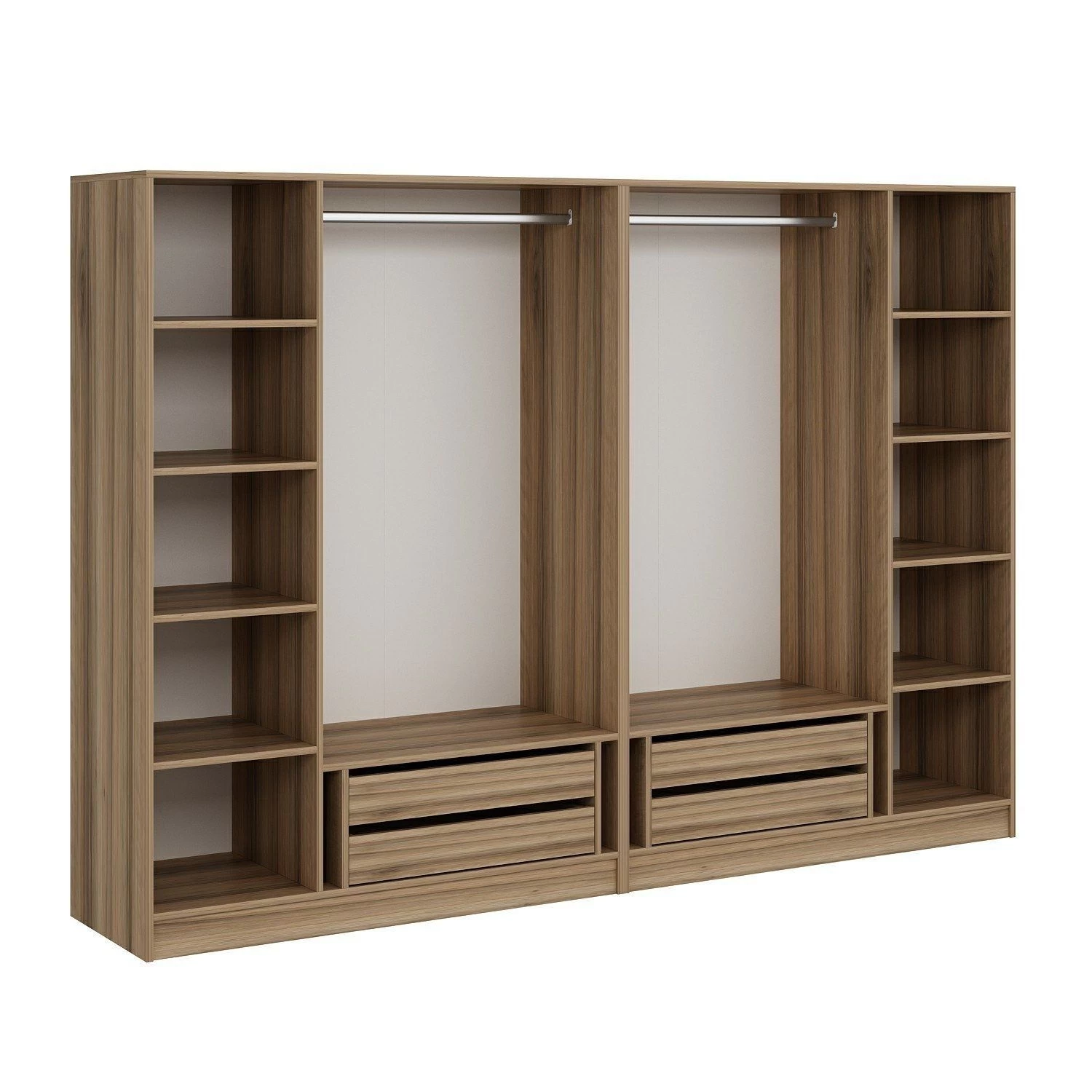 Woody Kledingkast | 270x210x52cm | Melamine-behandeld | Dore 7 Woody Kledingkast | 270x210x52cm | Melamine-behandeld | Dore - Afbeelding 5