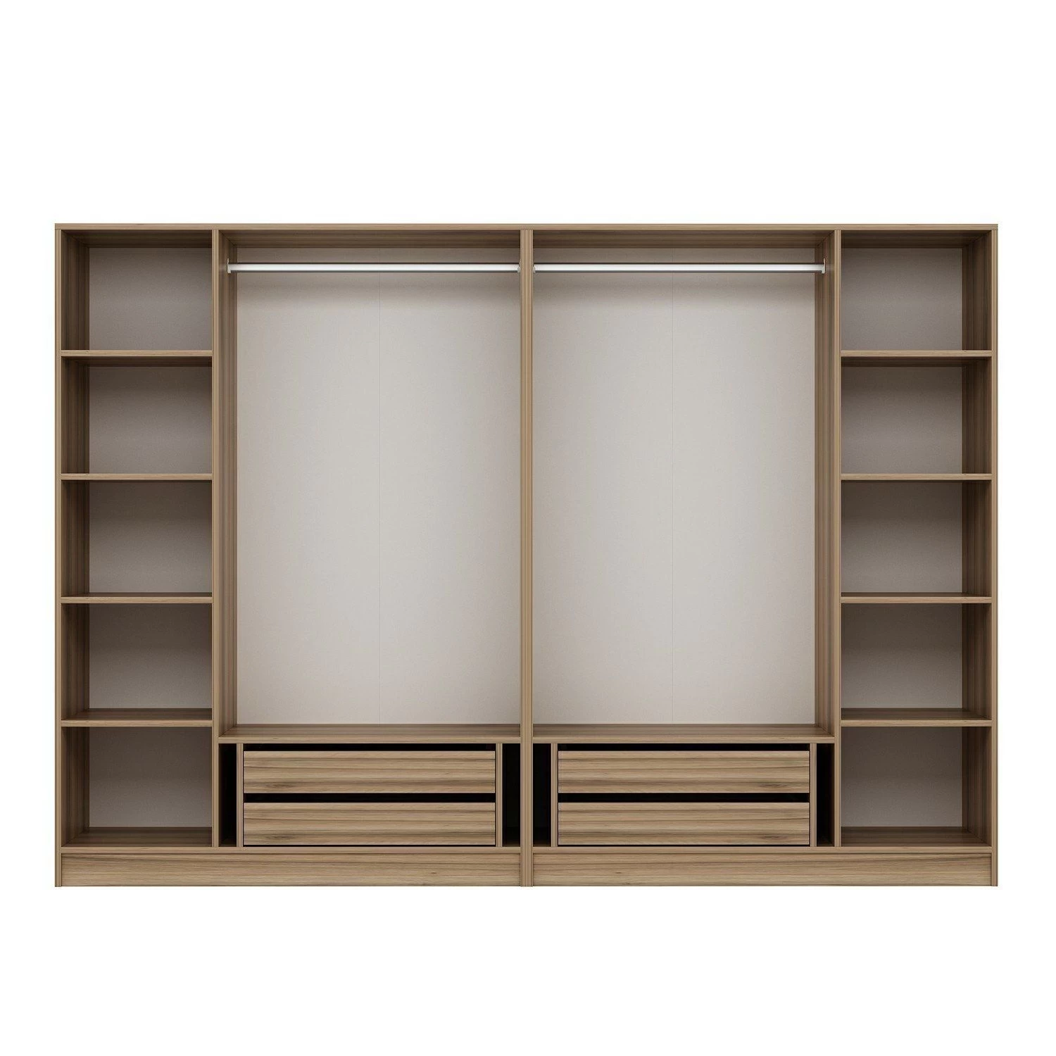 Woody Kledingkast | 270x210x52cm | Melamine-behandeld | Dore 6 Woody Kledingkast | 270x210x52cm | Melamine-behandeld | Dore - Afbeelding 4